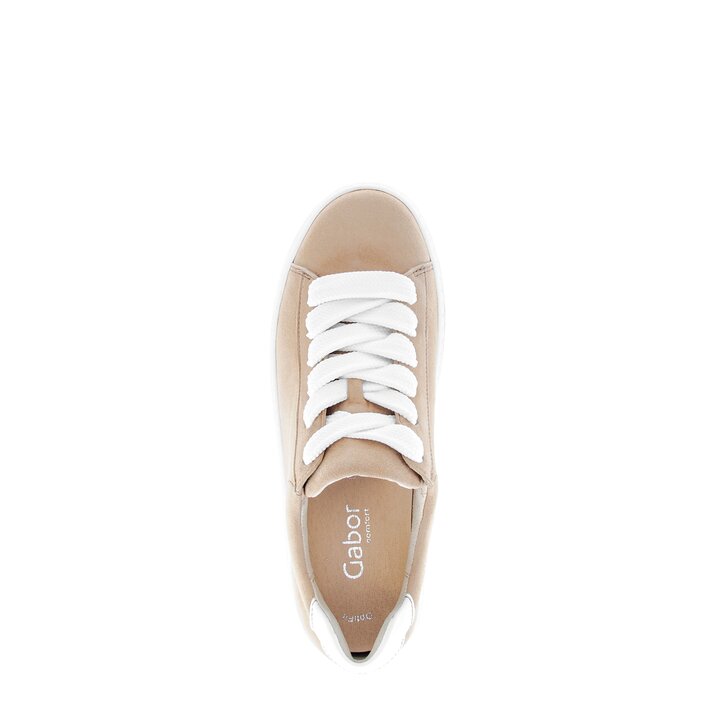 Sneakers basse beige #5
