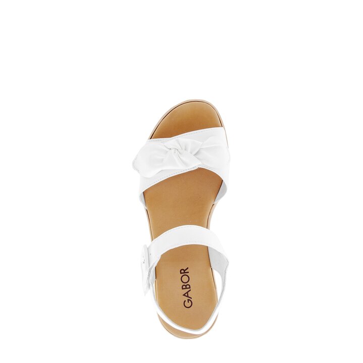 Keilsandalette creme #5