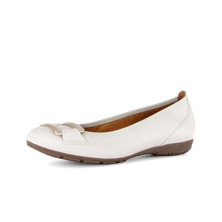 Sportliche Ballerina creme #2