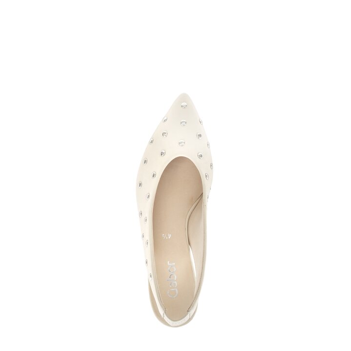 Sling pump beige #5