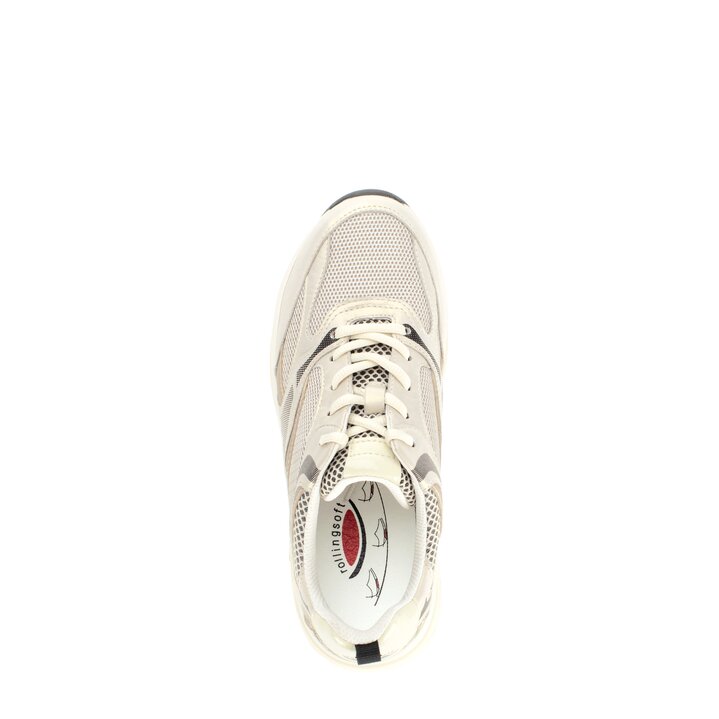 Sneakers basse crema #5