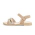 Riemchensandale beige