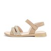 Riemchensandale beige