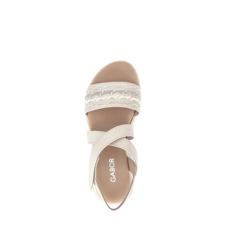 Riemchensandale beige #5