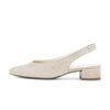 Slingpumps creme