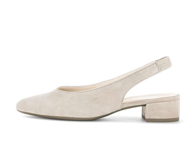 Slingpumps creme