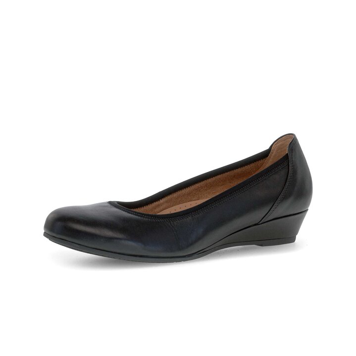 Keilpumps schwarz #2